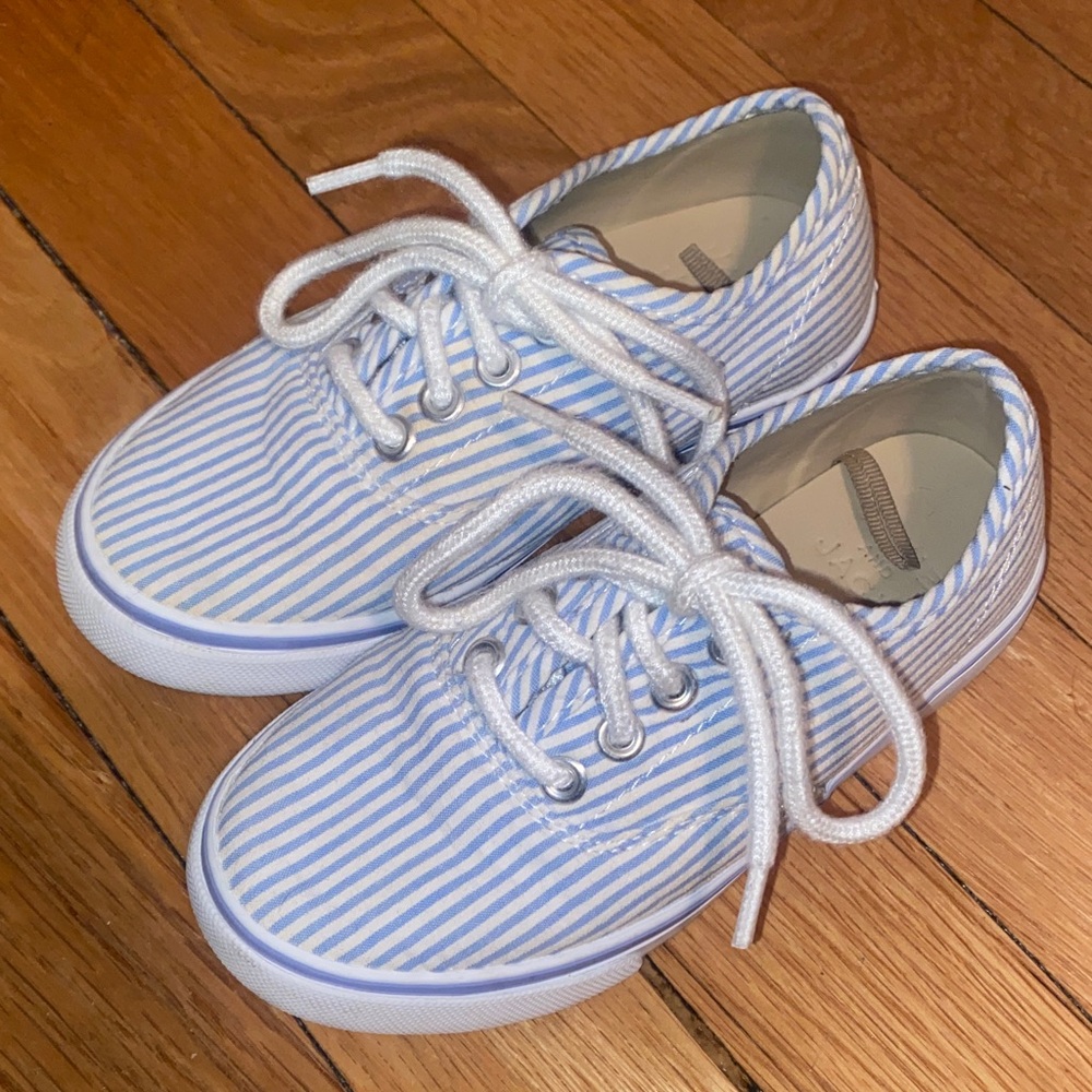 Janie and Jack Seersucker Sneakers